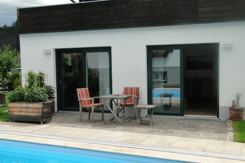 Terrasse  Appartment Garten